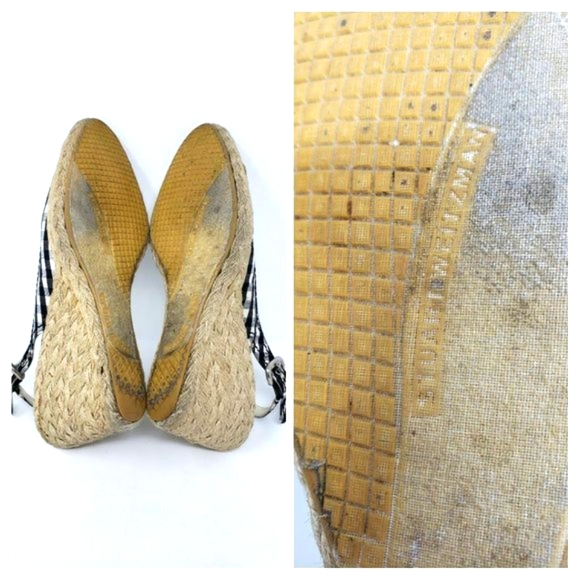 Stuart Weitzman Gingham Espadrille Slingback - Picture 11 of 14